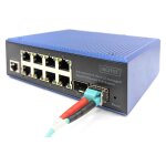 Digitus 8+2P Industrial Gigabit Ethernet PoE Switch L2...