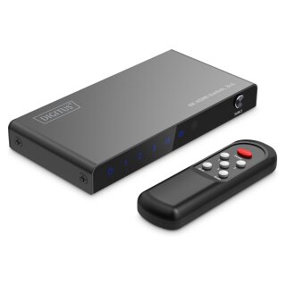 DIGITUS HDMI Switch, 3x1 8K/60Hz HDR, HDCP 2.3