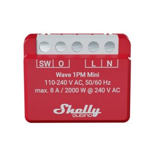 Shelly Relais "Wave 1PM Mini" Z-Wave