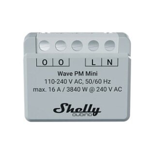 Shelly Relais "Wave PM Mini" Z-Wave