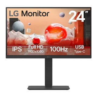 LG 24" 24BA750-B Full HD HDMI DP DaisyChain IPS Black 16:9