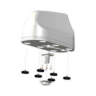 Poynting Antennas 5G/LTE KFZ/Marine A-MIMO-0003-V2-15 weiß SMA (M) & RPSMA Adapter 1,8~4,5dbi 4G/5G/GPS/GLONASS/WIFI Dual-Band MIMO 2M S