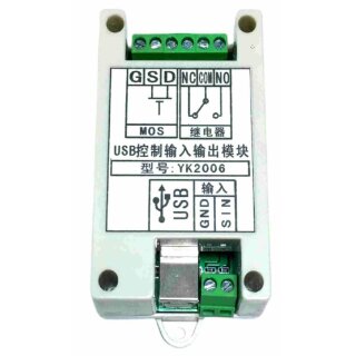 ALLNET USB Relais für Android mit Eingang und Ausgang