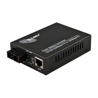 Z ALLNET Medienkonverter 10/100/1000BASE-T auf 1000BASE-SX Gigabit Multimode SC Anschluss ALL-MC103G-SC-MM