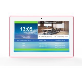 ALLNET Meetingraum RGB LED Tablet 15 Zoll RK3399 weiß Android 10 und NFC/RFID