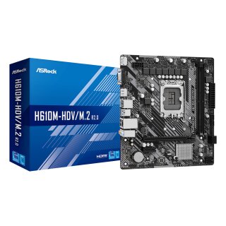 1700 ASROCK H610M-HDV/M.2 R2.0 mATX D4