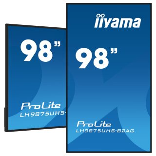 IIYAMA 247.7cm(97.5") LH9875UHS-B2AG 16:9 3xHDMI+DP+DVI 4K (Speditionsversand)