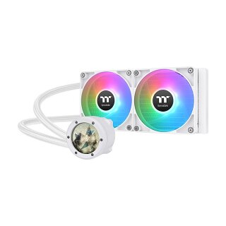 K Cooler Wasserkühlung Thermaltake TH240 V2 Ultra ARGB Sync CPU Liquid Cooler Snow Edition All-In-One