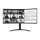 86,4cm/34" (3440x1440) LG 34WR55QK-B 21:9 VA 5ms 100Hz HDMI DisplayPort USB-C USB VESA Curved PBP Black