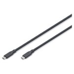 DIGITUS USB 3.2 Kabel Typ C -C Silikon St/St 0,5m schwarz