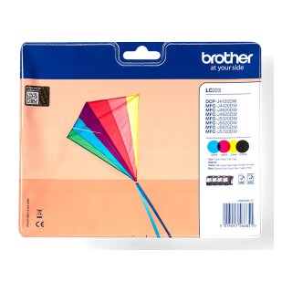 Brother Tinte LC-223VALBP Value Pack (BK/C/M/Y)