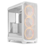 Midi Fractal Design Meshify 3 White RGB TG Light Tint