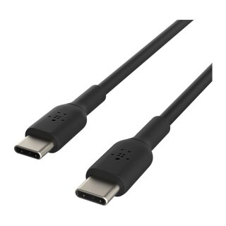 Belkin USB-C/USB-C Kabel PVC, 1m, schwarz