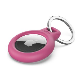 Belkin Secure Holder Schlüsselanhänger für Apple AirTag, pink