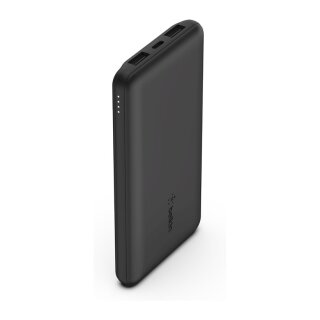 Belkin BOOST CHARGE Powerbank, 10.000mAh 12W, USB-A & -C, blk