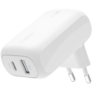 Belkin BOOST CHARGE 42W Dual Ladegerät mit PD+PPS, w