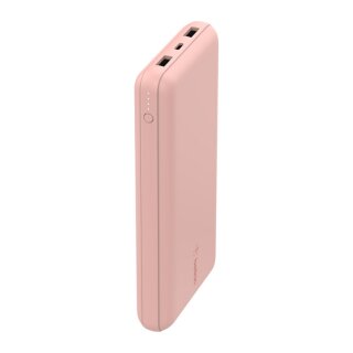 Belkin BOOST CHARGE Powerbank, 20.000mAh 15W, USB-A & -C, rosa