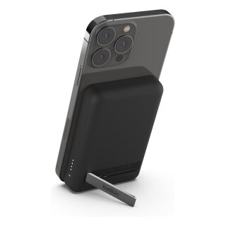 Belkin Magn. drahtlose Powerbank, Standfuß, 5.000 mAh, schwarz