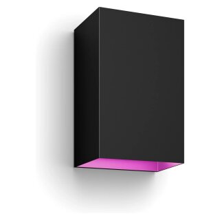 Philips Hue White & Color Ambiance Resonate Wandleuchte Schwarz 1200lm