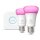Philips Hue StiWa White & Color Ambiance E27 2er Starter Set