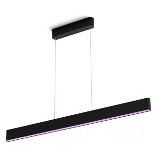 Philips Hue White&Col. Amb. Ensis Pendelleu schwarz 6000lm