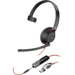 HP Poly Headset Blackwire C5210 Mono USB-C/A & 3.5 mm...