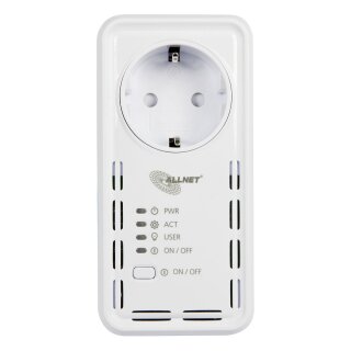 ALLNET MSR IO Zentrale Schaltsteckdose inkl. WLAN ALL3073V3WLAN für IP Gebäude Automation