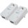 INTD ALLNET Powerline 1200Mbit 2er Bundle Bridge RJ45 HomePlugV2 SmartLink Passtrough ALL1681205v2