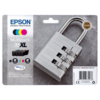 Epson Tinte 35XL C13T35964010 4er Multipack (BKMCY) bis zu 1.900 Seiten