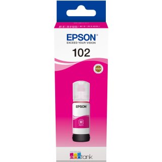 Epson Tinte 102 EcoTank C13T03R340 Magenta bis zu 6.000 Seiten