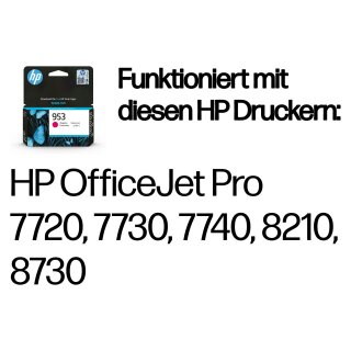 HP Tinte 953 (F6U13AE) magenta Druckerpatrone
