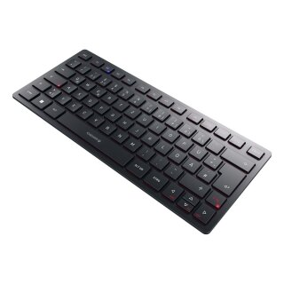 Cherry KW 9200 MINI - Tastatur - QWERTZ - Deutsch - Schwarz