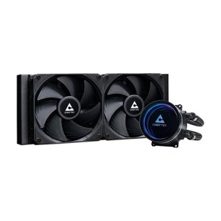 K Cooler Wasserkühlung Chieftec Iceberg 240 DARK multi Cooler | 1700; 1200; 1150; 1151; 1155; 1156; 1200; AM5/4/3+/2+/2
