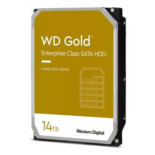 14TB WD Gold 6Gb/s 8,89cm 3,5Zoll 512MB cache 7200rpm internal RoHS compliant Enterprise HDD Bulk