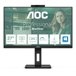 AOC 68.6cm (27") Q27P3CW 16:09 HDMI+DP+USB-C IPS WebCam retail