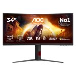 86,4cm/34" (3440x1440) AOC CU34G4Z 21:9 WQHD Fast VA...