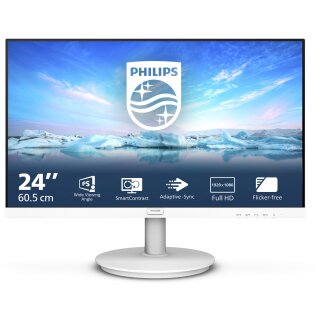 Philips 60.5cm (23.8") 241V8AW 16:09 HDMI IPS 100Hz white retail