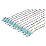 DIGITUS LWL Pigtails LC simplex OM3 12Stk 2.00m
