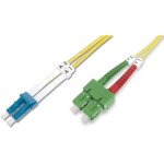 DIGITUS Fiber Optic Singlemode PatchK SC (APC) to LC (PC) 1m