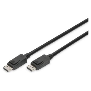 DIGITUS DisplayPort Anschlusskabel 3m 8K schwarz