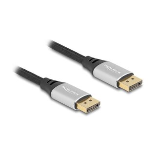 DisplayPort Kabel 16K 60 Hz 1 m silber Metall