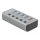 DELOCK USB 3.2 Gen 1 Hub mit 4 Ports + 1 Schnellladeport mit Schalter und Beleuchtung