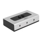 DELOCK Switch 2-port Klinke 3.5mm manuell bidirektional