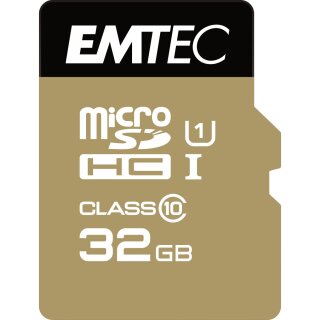 CARD Emtec m32GB UHS-I U1 EliteGold + Adapter