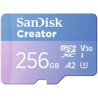 CARD SanDisk Creator MicroSD 256GB