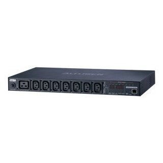 ATEN PE6208G IP-Fernschaltsteckdose 8 Port 1HE 7xC13 1x C19 16A Energiemessung