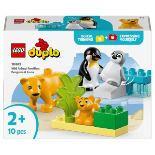 LEGO 10442 DUPLO Town Wildtier-Familien: Pinguine und Lwen