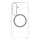 Yuchuan Clear Magnet Case Qi2 fr Galaxy S25. Transparent