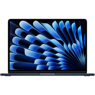 MacBook Air Z1GU 34.46cm 13.6Zoll M4 10C CPU/10C GPU/16C N.E. 24GB 1TB SSD 35W Dual USB-C DE - Mitternacht