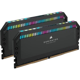 32 GB Corsair DIMM 6200 (2x 16 GB) Dual-Kit (schwarz. CMT32GX5M2X6200C36. Dominator Platinum RGB. INTEL XMP)